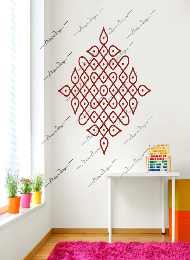 DivineDesigns ملصق رانجولي بتصميم ديفاين ديزاينز ذاتي اللصق للمنزل - Image 2
